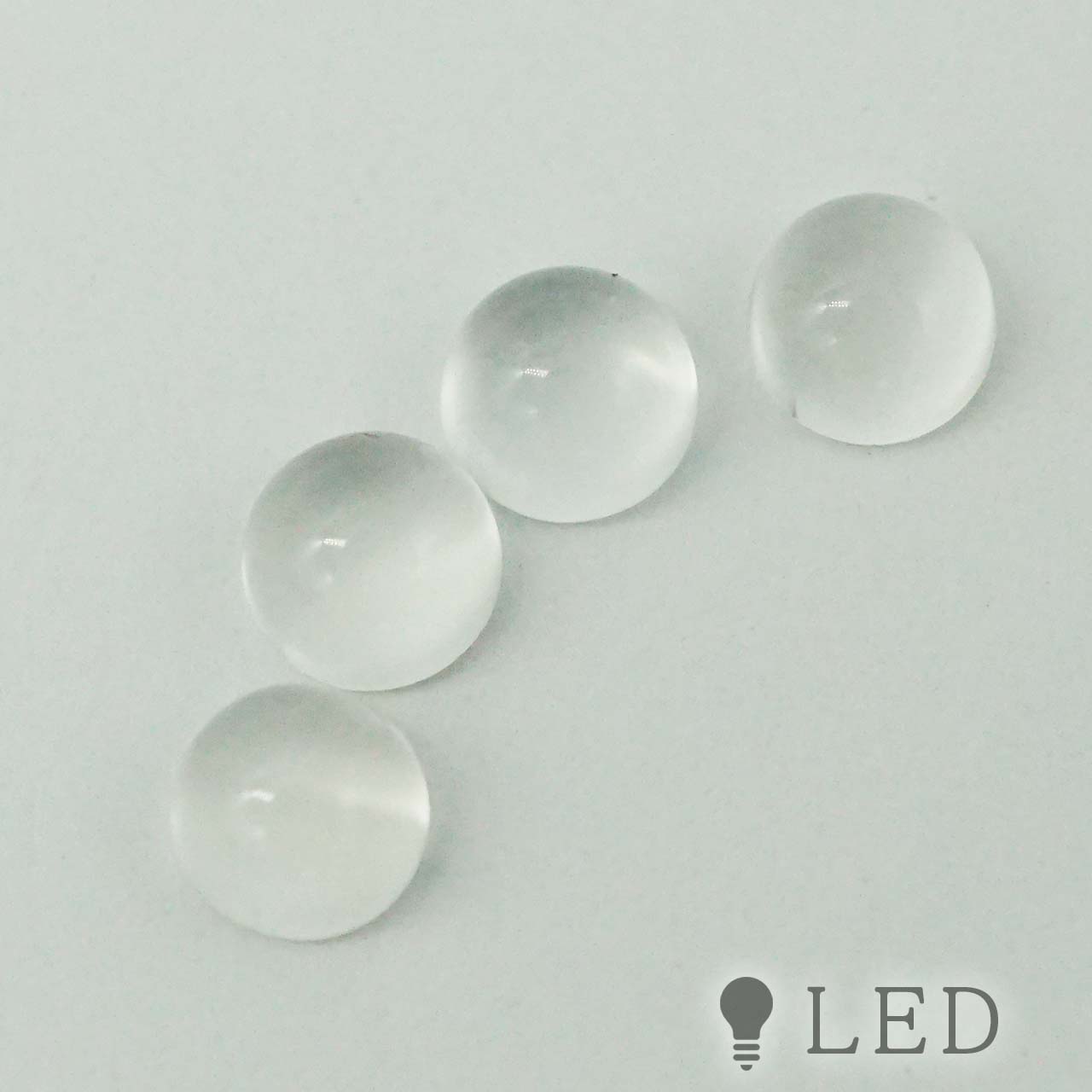 ホワイト キャッツ アイムーンストーン ラウンド 4mm 約0.28ct